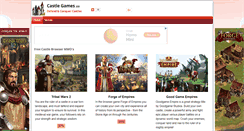 Desktop Screenshot of castlegames.co